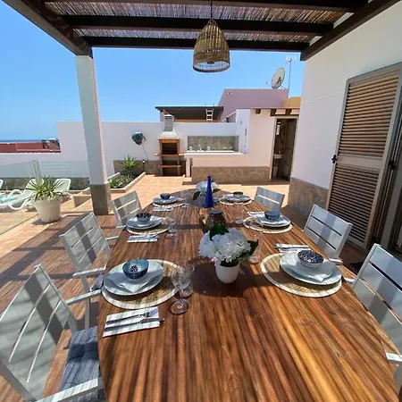 Casa Blanca - Sea Views - Private Pool - Wifi - Bbq Caleta De Fuste