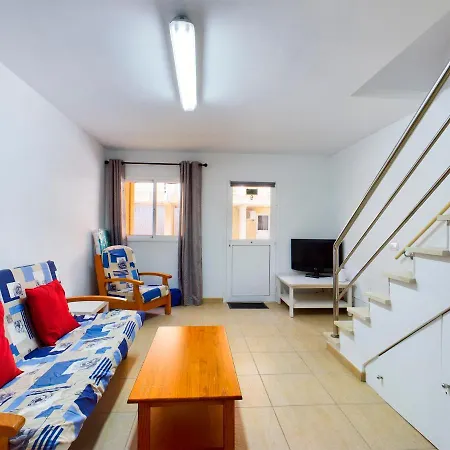 Modern 3 Bedroom House With Large Pool And Fast Internet, 100ft From The Sea - Sleeps 6 Holiday home Caleta De Fuste