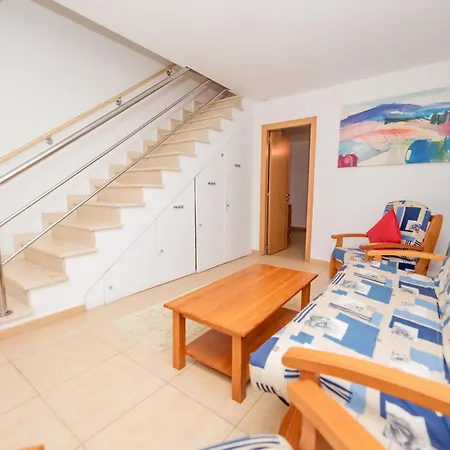 Modern 3 Bedroom House With Large Pool And Fast Internet, 100ft From The Sea - Sleeps 6 Holiday home Caleta De Fuste